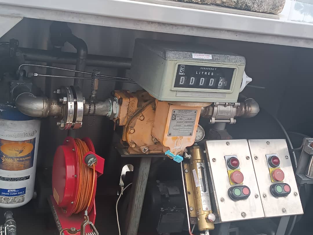 Field engineering team working on electrical installation